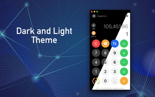 CryptoCalc on Mac - View 2