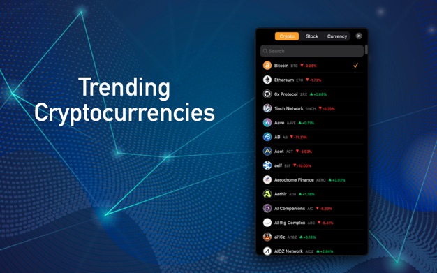 CryptoCalc on Mac - View 3